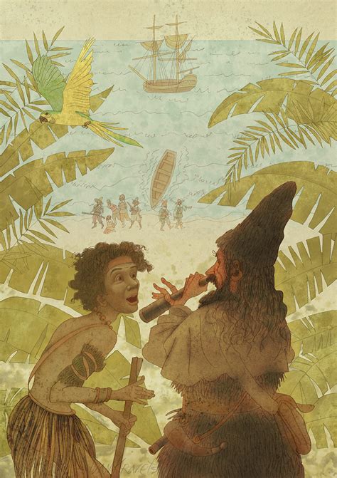 Robinson Crusoe. Illustrations on Behance