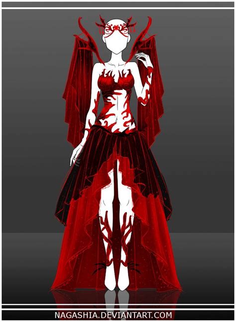 Pin by Wolf Ghost on Black Dresses (With images) | Anime outfits, Anime ...