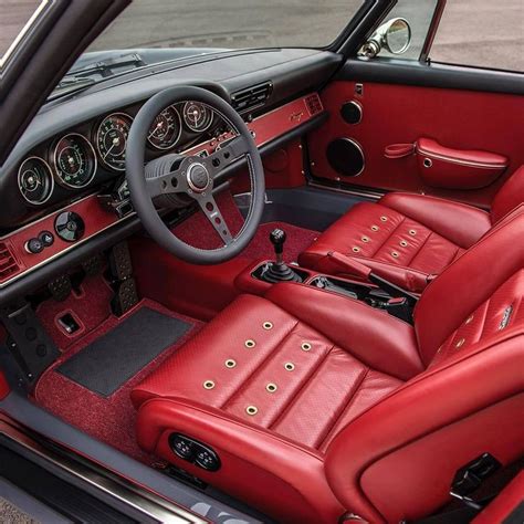 Porsche 964 interior refinished by Singer Vehicle Design | Porsche 911 ...