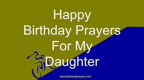 Happy Birthday Prayers For My Daughter-Bibleandprayers.com