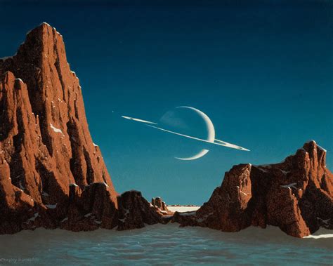 Brown rock mountains painting, artwork, space art, planet, landscape HD ...