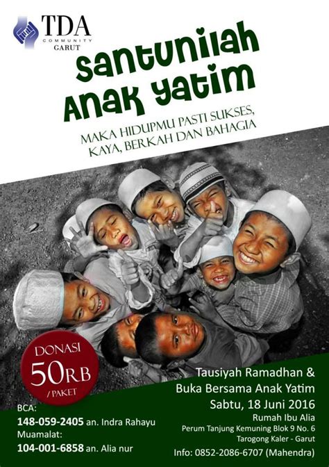 Poster Anak Yatim – Lukisan