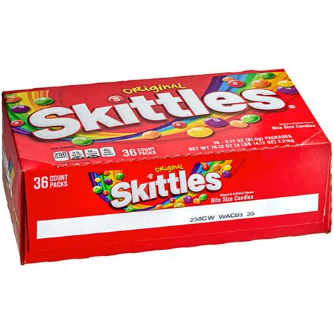 Skittles Original Packaged Candy in Bulk - 36/pack