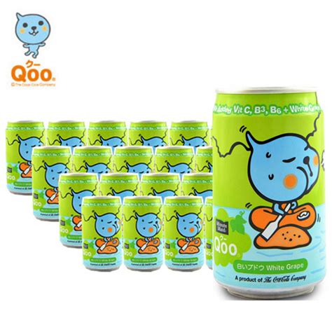 Qoo10 - Qoo Juice Drink Can 24 - White Grape 300ML : Drinks