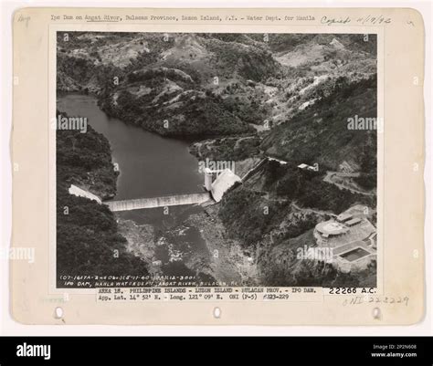 Philippine Island - Angat River, Aerial Photograph Stock Photo - Alamy