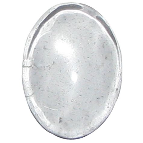 Natural Oval Vallam Surya Bagavan Crystal from Vallam River Tamil Nadu ...