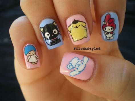 Hello Kitty Nails | Filed & Styled Filed & Styled: Hello Kitty Nails