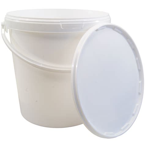 10 Litre Food Grade Plastic Bucket With Lid - The Homebrew Centre