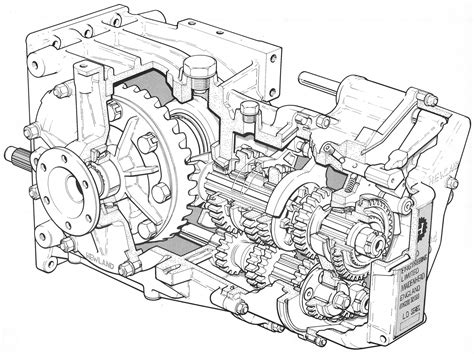 Hewland LD200 gearbox Illustrated by Andrew Kitson | Engenharia ...