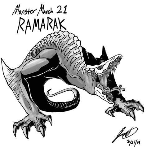 Kaiju Monster March 21 - Ramarak by pyrasterran on DeviantArt | Kaiju ...