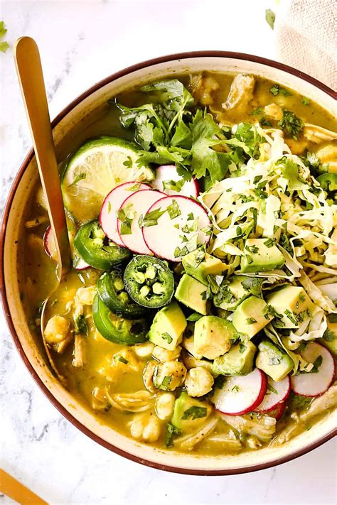 Verde Pozole with Chicken + Video! - Carlsbad Cravings