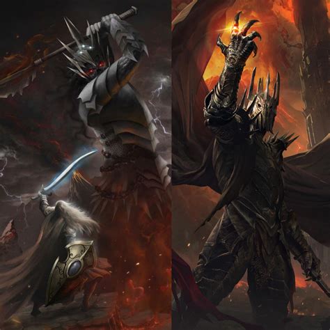 Who do y'all prefer between Melkor (Morgoth) and Sauron? : r/lotr