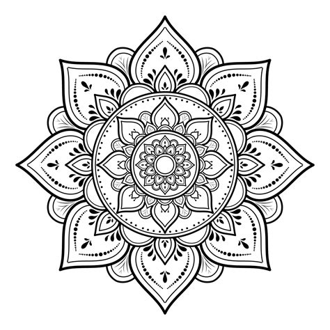 Mandala pattern design with hand drawn 3098886 Vector Art at Vecteezy