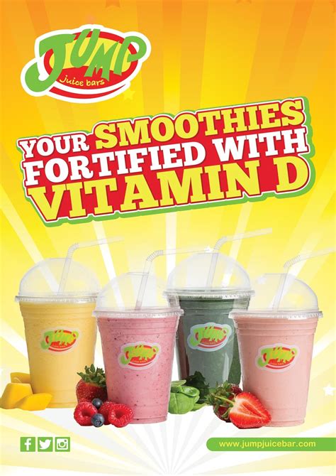 Your Smoothies Fortified With VitaminD - Jump Juice Bars