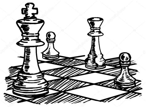 Chess Board Drawing at GetDrawings | Free download