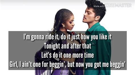 Cardi B & Bruno mars - Please Me (Lyrics) - YouTube