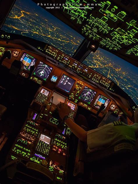 Boeing 777 cockpit at night. | Flight deck, Aviation, Cockpit