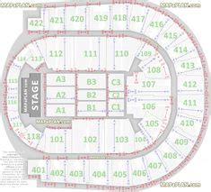 Detailed seat numbers chart with rows and blocks layout Hydro SSE Arena ...