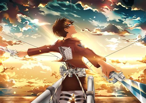 Download Eren Yeager Anime Attack On Titan HD Wallpaper