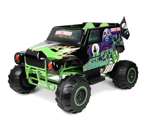 Monster Jam Grave Digger, 24V Battery Ride On, Ages 3+, 5MPH Max Speed ...