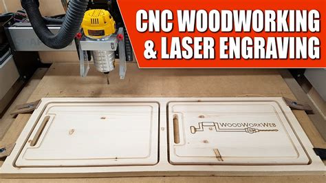 CNC Woodworking & Laser Engraving Machines in the Workshop - YouTube