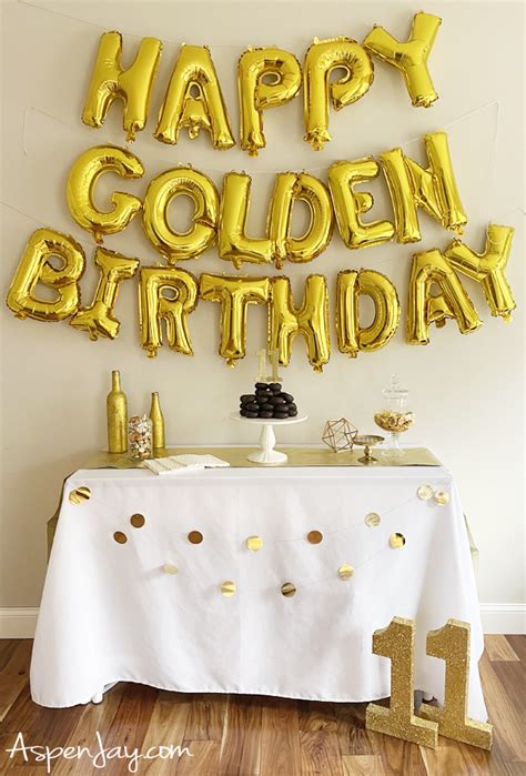 What is a Golden Birthday & 18 Ideas to make it EPIC - Aspen Jay