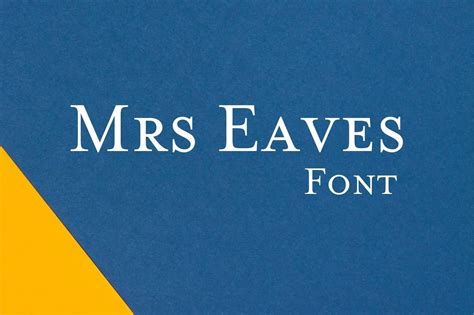 Mrs Eaves Font Free Download