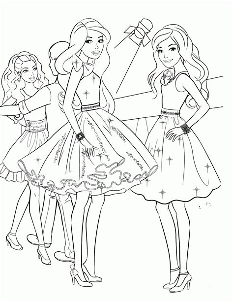 Fashion Coloring Pages For Girls Printable - Coloring Home