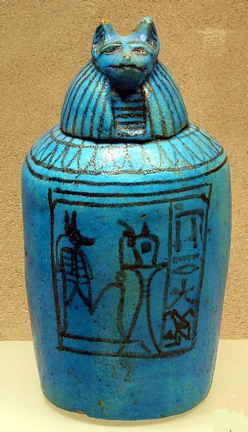 Canopic Jar w/ Head of Duamutef -- Circa 1295-1185 -- Egypt, Dynasty 19 ...