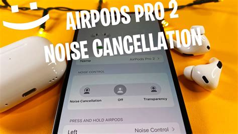 AirPods Pro 2 How To Turn On Noise Cancelling - YouTube