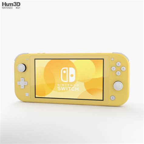 Nintendo Switch Lite Yellow 3D model - Electronics on Hum3D