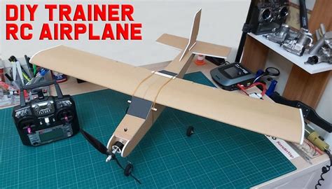 How To Make RC Trainer Airplane. DIY Model Airplane For Beginners – RC ...