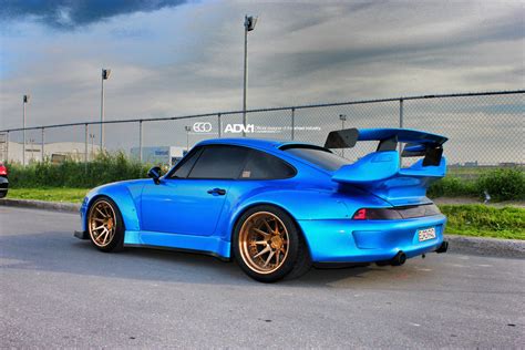 Stunning RWB Porsche 993 Turbo With Golden ADV.1 Wheels - GTspirit