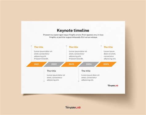 Timeline Template Keynote