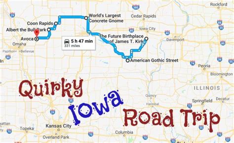 Take This Quirky Road Trip To Visit Iowa's Most Unique Roadside ...