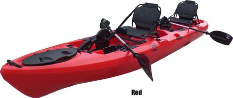 BKC PK14 14' Tandem Sit On Top Pedal Drive Kayak W/ Rudder System, 2 ...