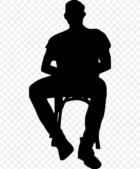 Silhouette Chair, PNG, 480x989px, Silhouette, Black, Black And White ...