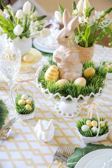 Easter Table Decorations & Place Setting Ideas! | Pizzazzerie