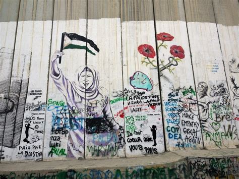 The Graffiti of the West Bank Barrier in Bethlehem • Inspiring City