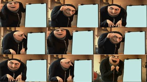 Gru Presentation Meme Template