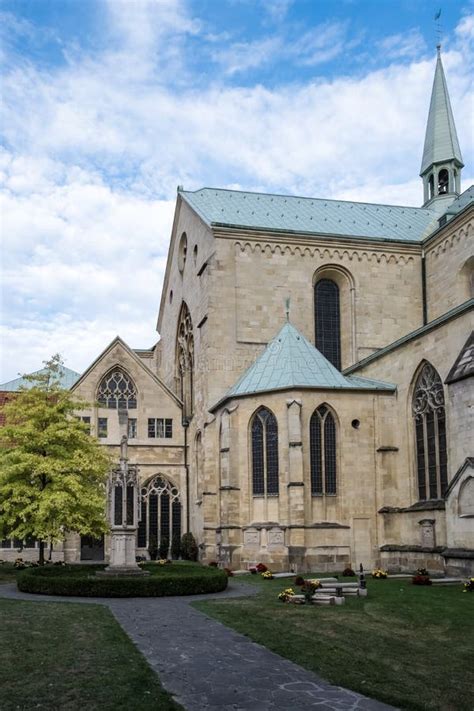 Architectural Detail of the Munster Cathedral in Germany Stock Photo ...