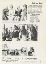 Loveland High School - Chieftain Yearbook (Loveland, CO), Class of 1972 ...