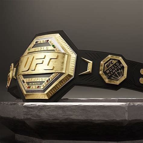 UFC LEGACY CHAMPIONSHIP BELT 3D model 3D printable | CGTrader