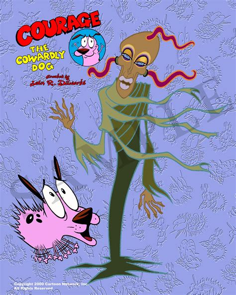 KR1. Courage the Cowardly Dog impresiones de alta calidad ...