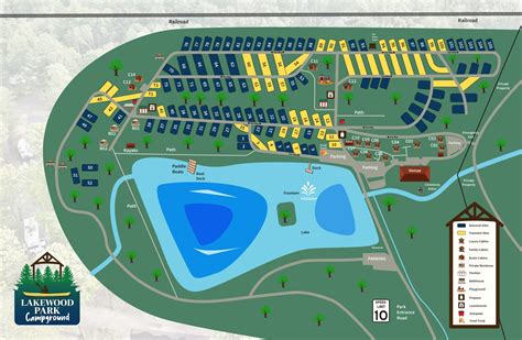 Lakewood Park Campground - Map