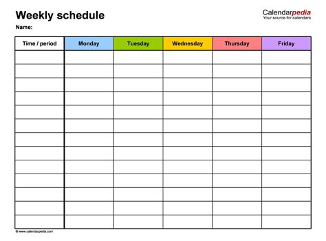 17 Perfect Daily Work Schedule Templates ᐅ TemplateLab