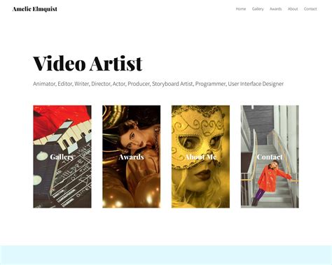 Videographer Portfolio Examples - Journo Portfolio