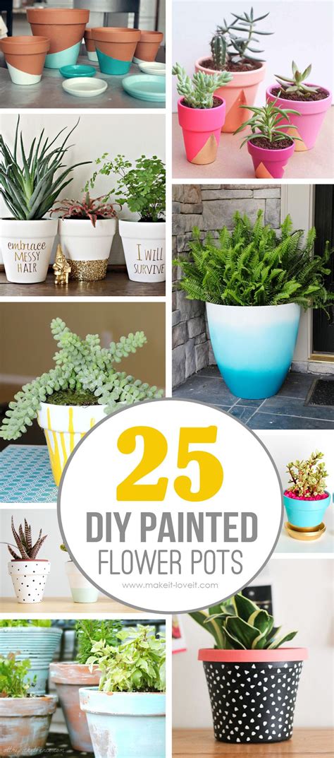 25 DIY Painted Flower Pot Ideas...you'll LOVE | Make It and Love It ...