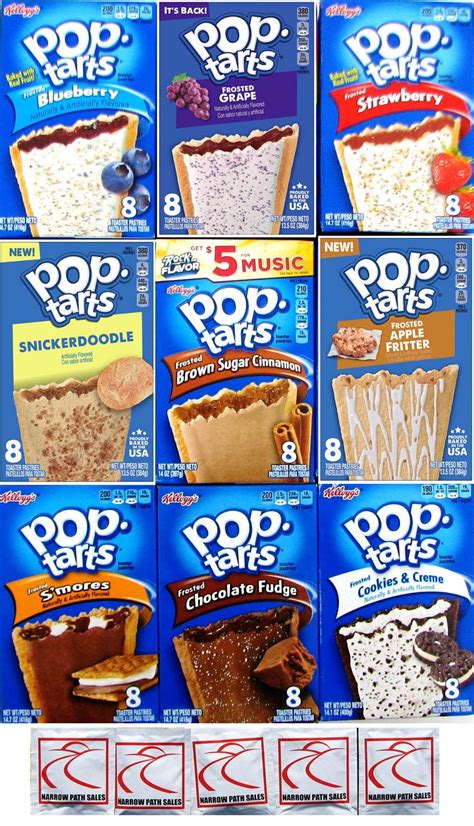 Buy 9 Pack! The Ultimate Pop Tarts Variety Pack 9 Different Flavors ...