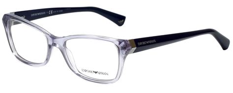 Emporio Armani Designer Reading Glasses EA3023-5071 in Lilac 52mm - Low ...